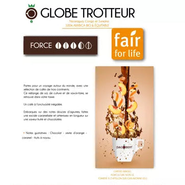 LIQUIDATION / Café Globe Trotteur Bio et équitable RENOUVELLEMENT DE STOCK
