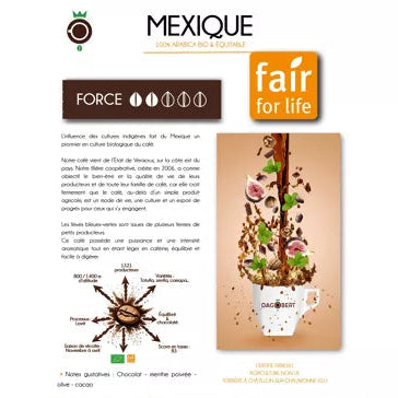 LIQUIDATION / Café Mexique - Bio & équitable RENOUVELLEMENT DE STOCK