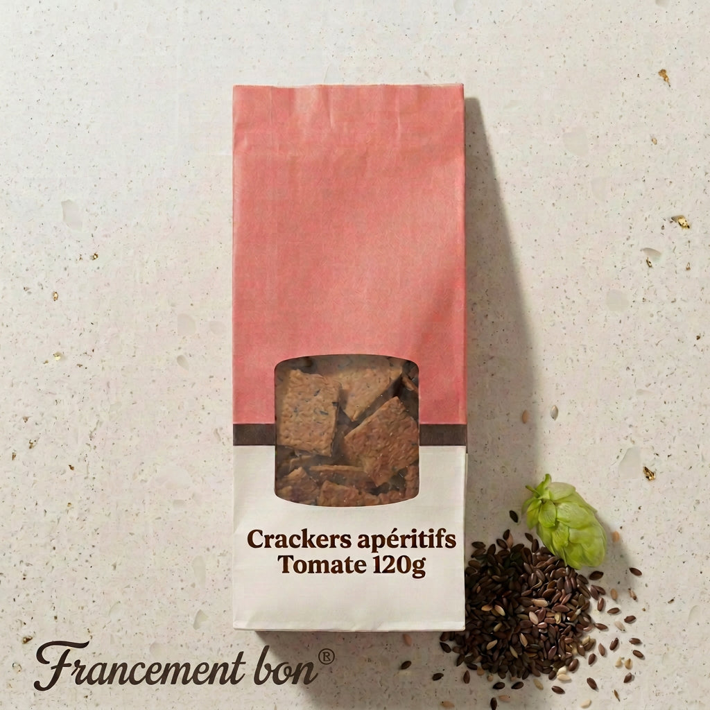 Crackers apéritifs Tomate 120g