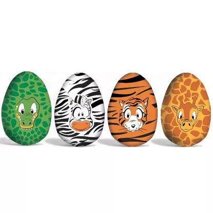 OEUFS CREUX EN CHOCOLAT AU LAIT "JUNGLE" - 12.50g