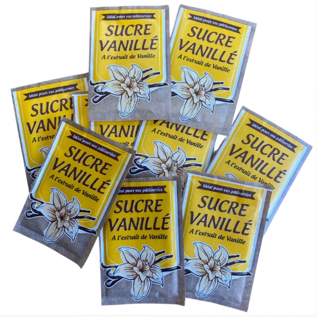 Sucre vanillé : 10 sachets