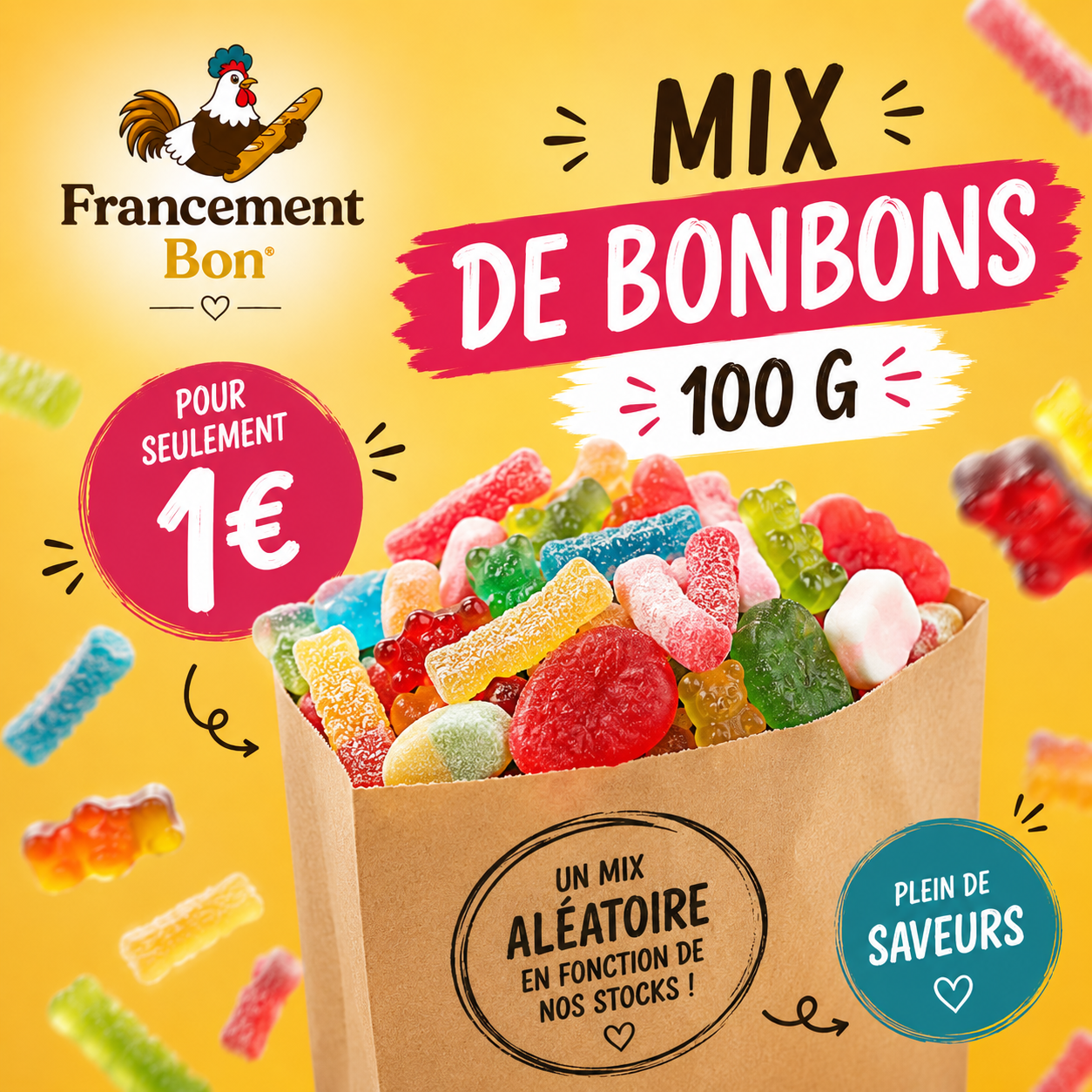 Mix Bonbons aléatoire