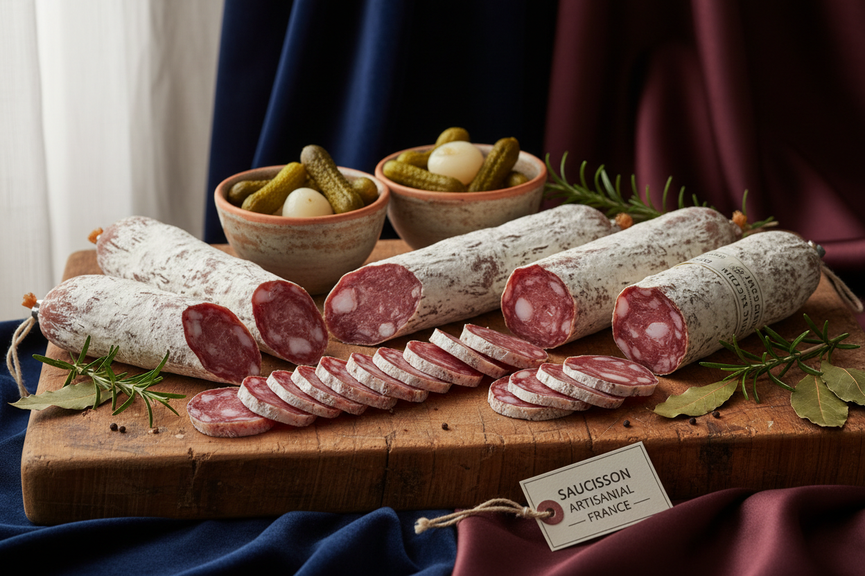 Lot de saucisson sec