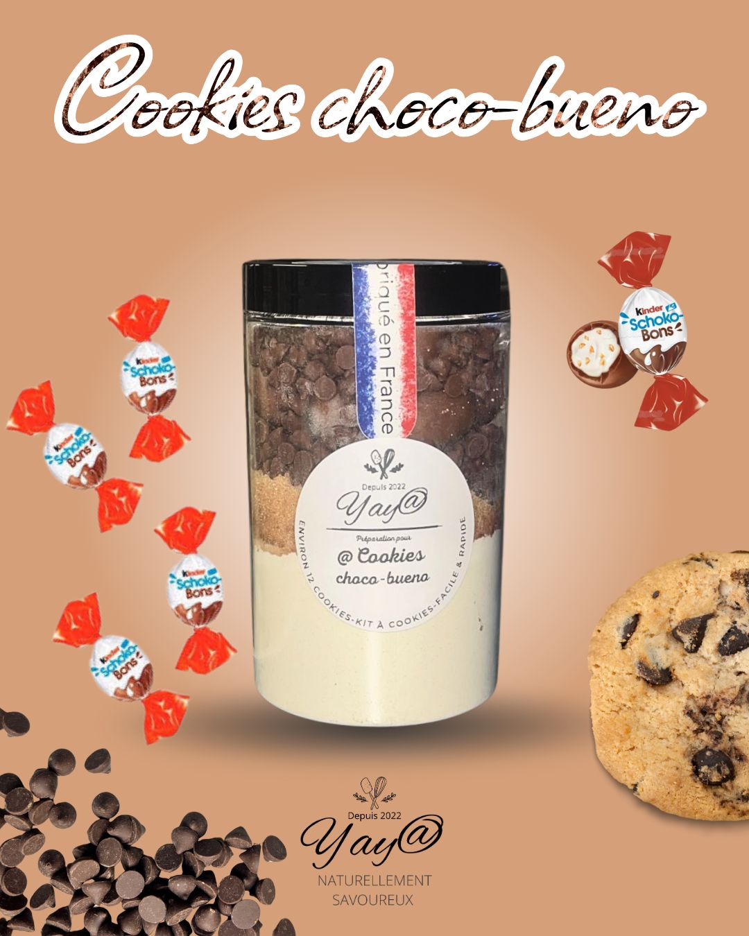 Kits à Cookies - La gourmandise prête à l’emploi 🍪