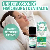 Huile essentielle de Menthe Poivrée - Certifiée Bio - 10mL